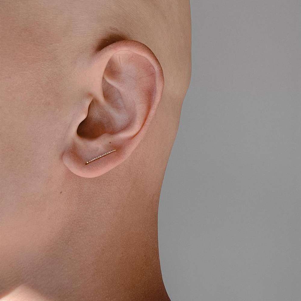 SHIHARA | Diamond Post Earring 0201