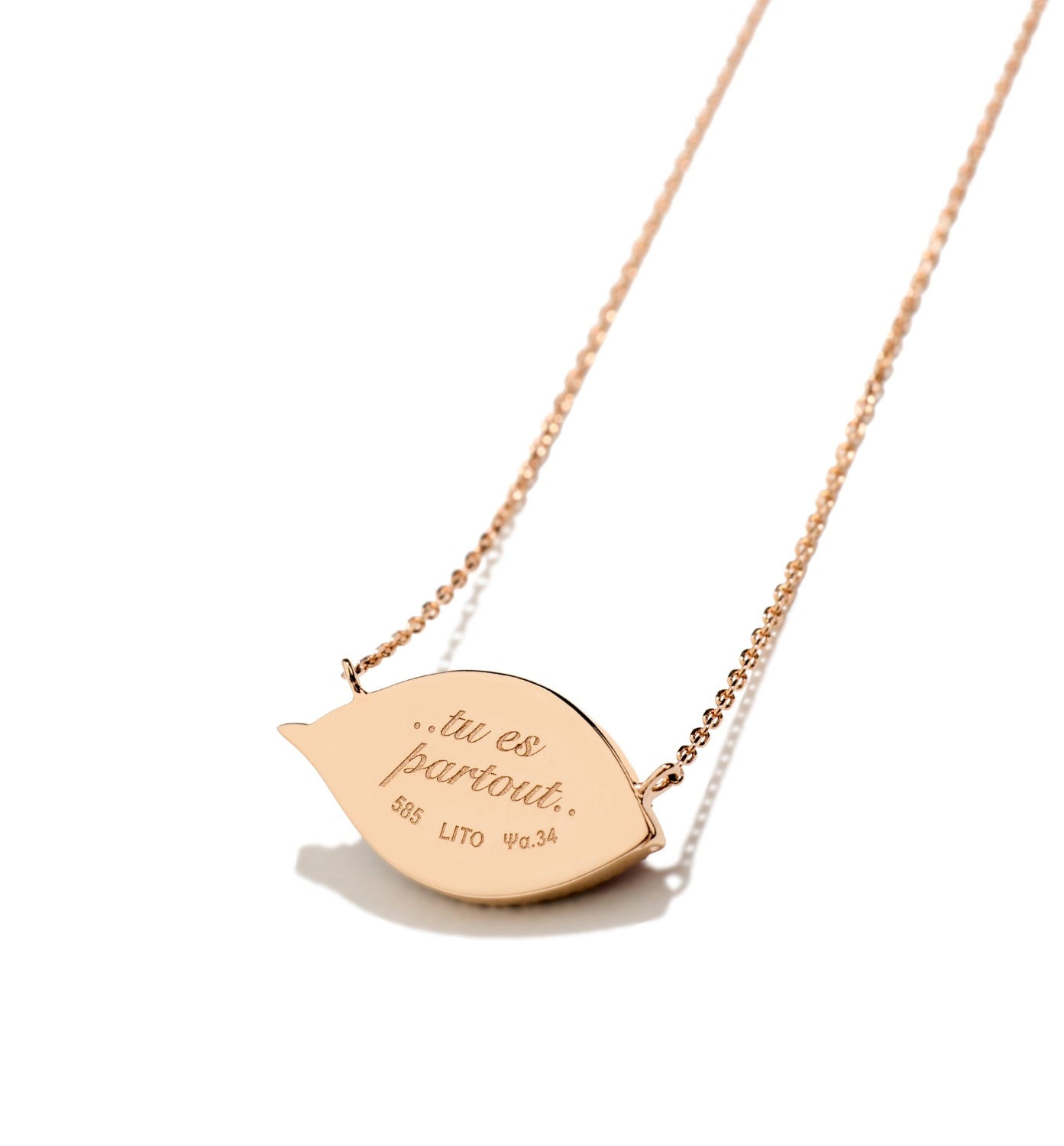 LITO | Petit Mauve diamond and ruby necklace