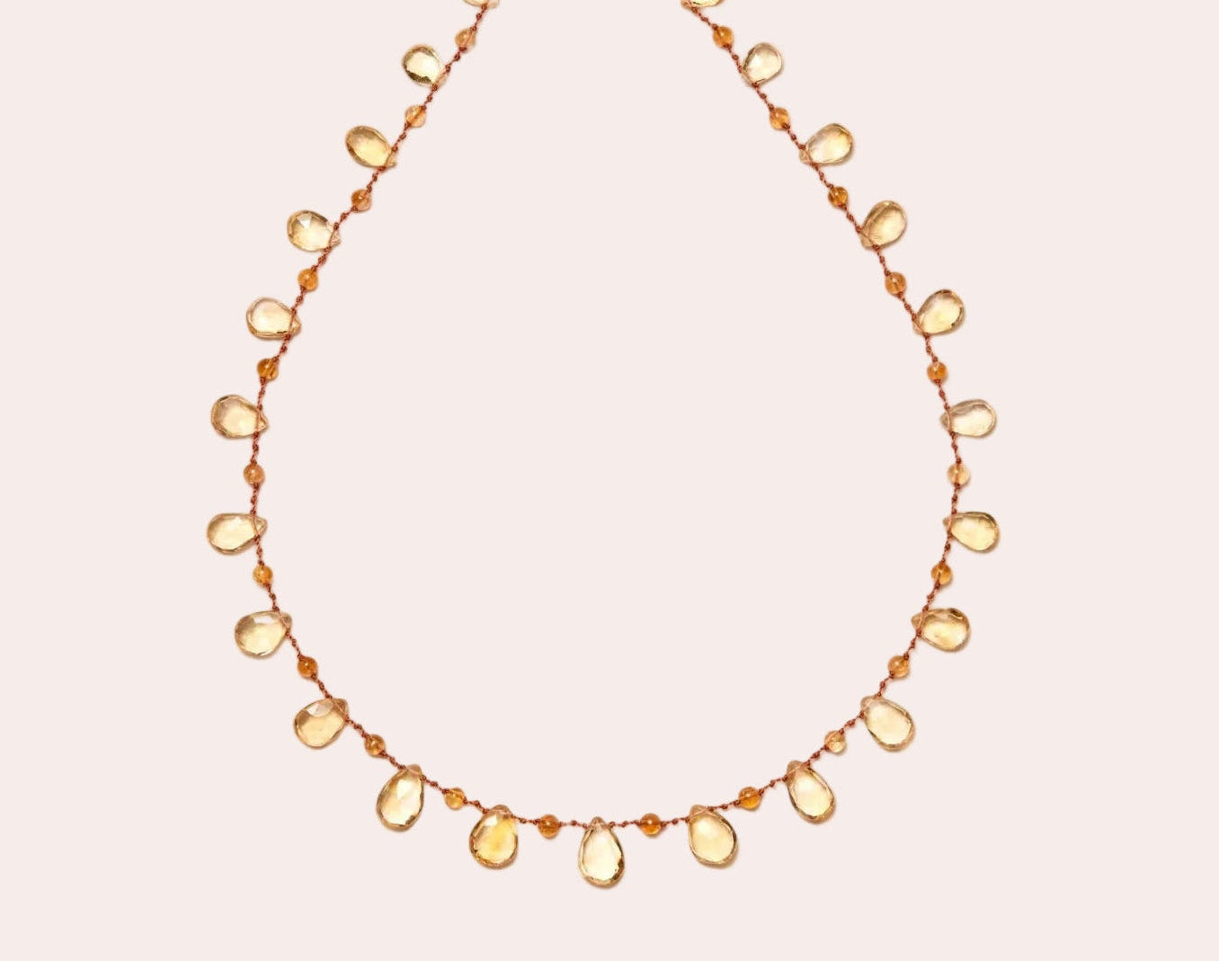 IVARENE | MILL NECKLACE WITH CITRINES