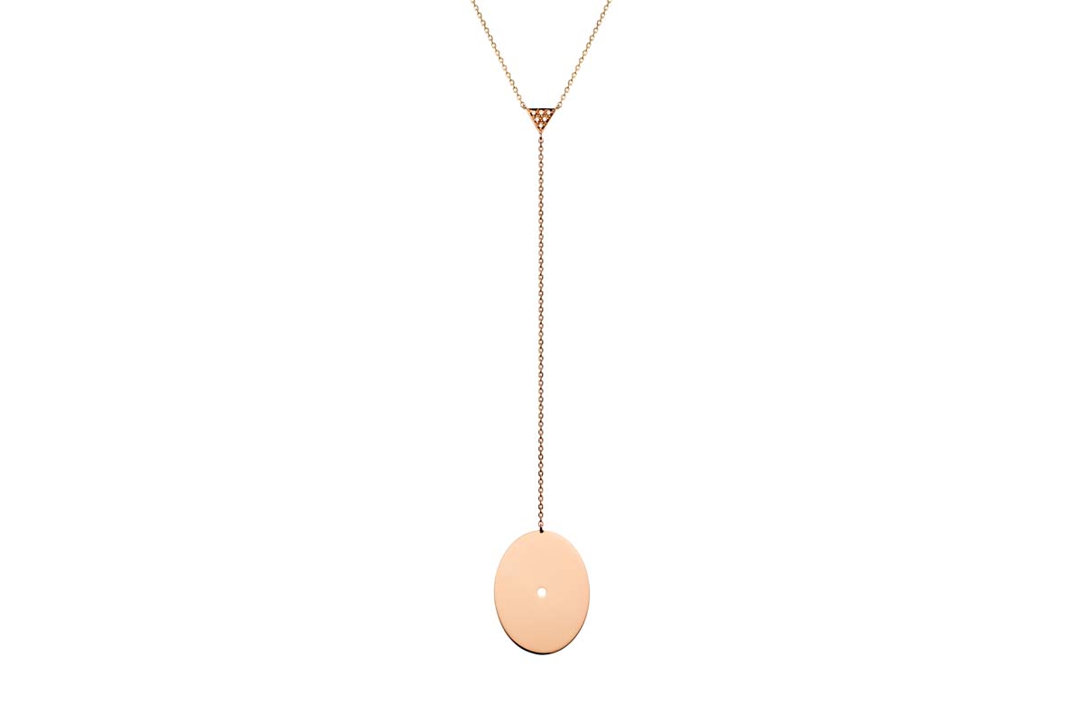 LITO | Ellipse diamond necklace