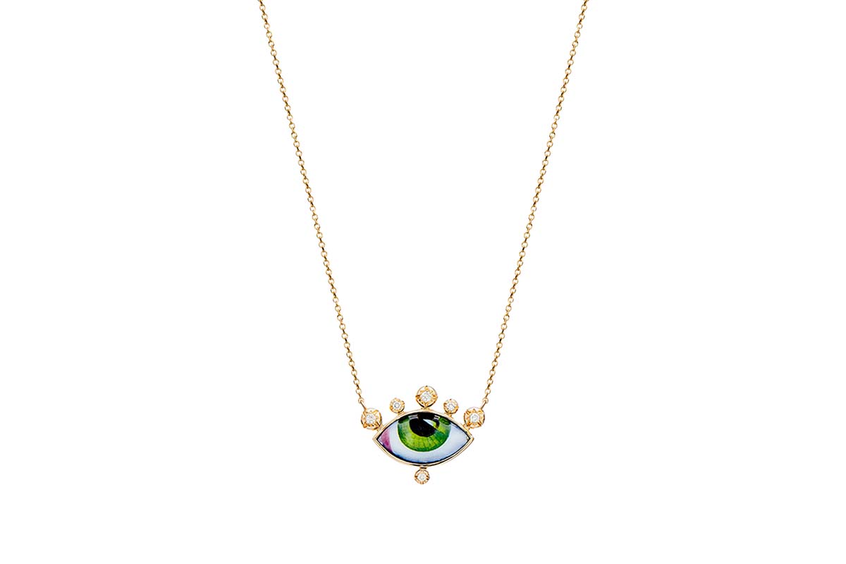 LITO | Russe Petit Vert diamond necklace