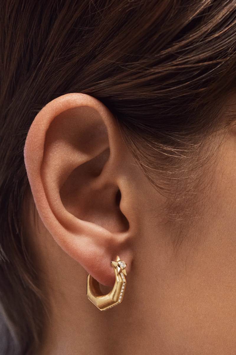 MARIE LICHTENBERG | Baba Small Diamond Earrings
