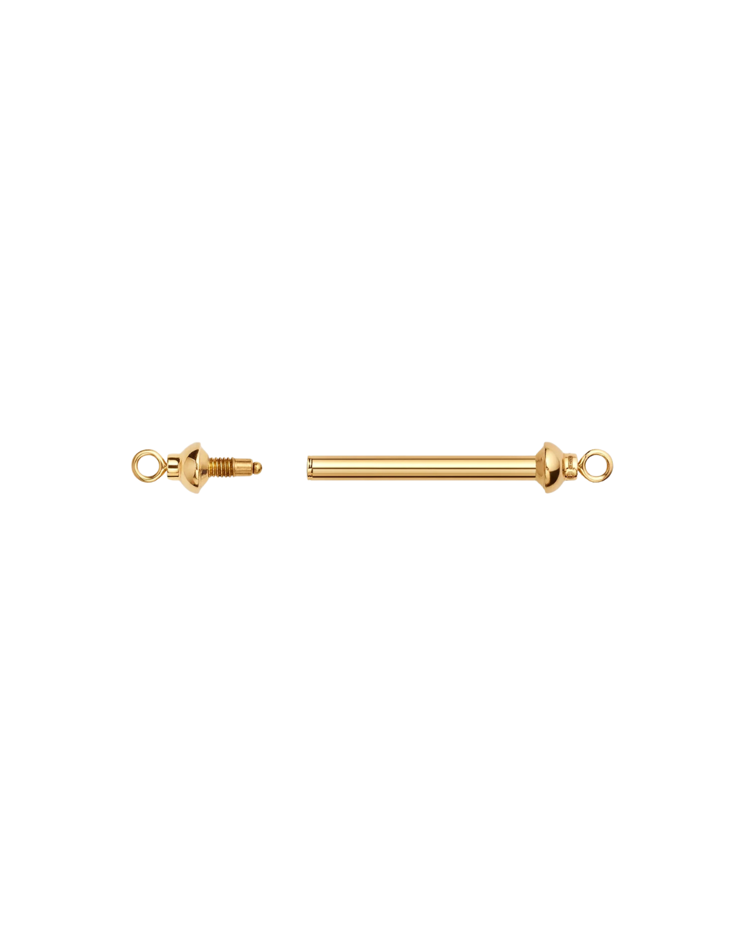 MARIE LICHTENBERG | Gold candy cane pendant