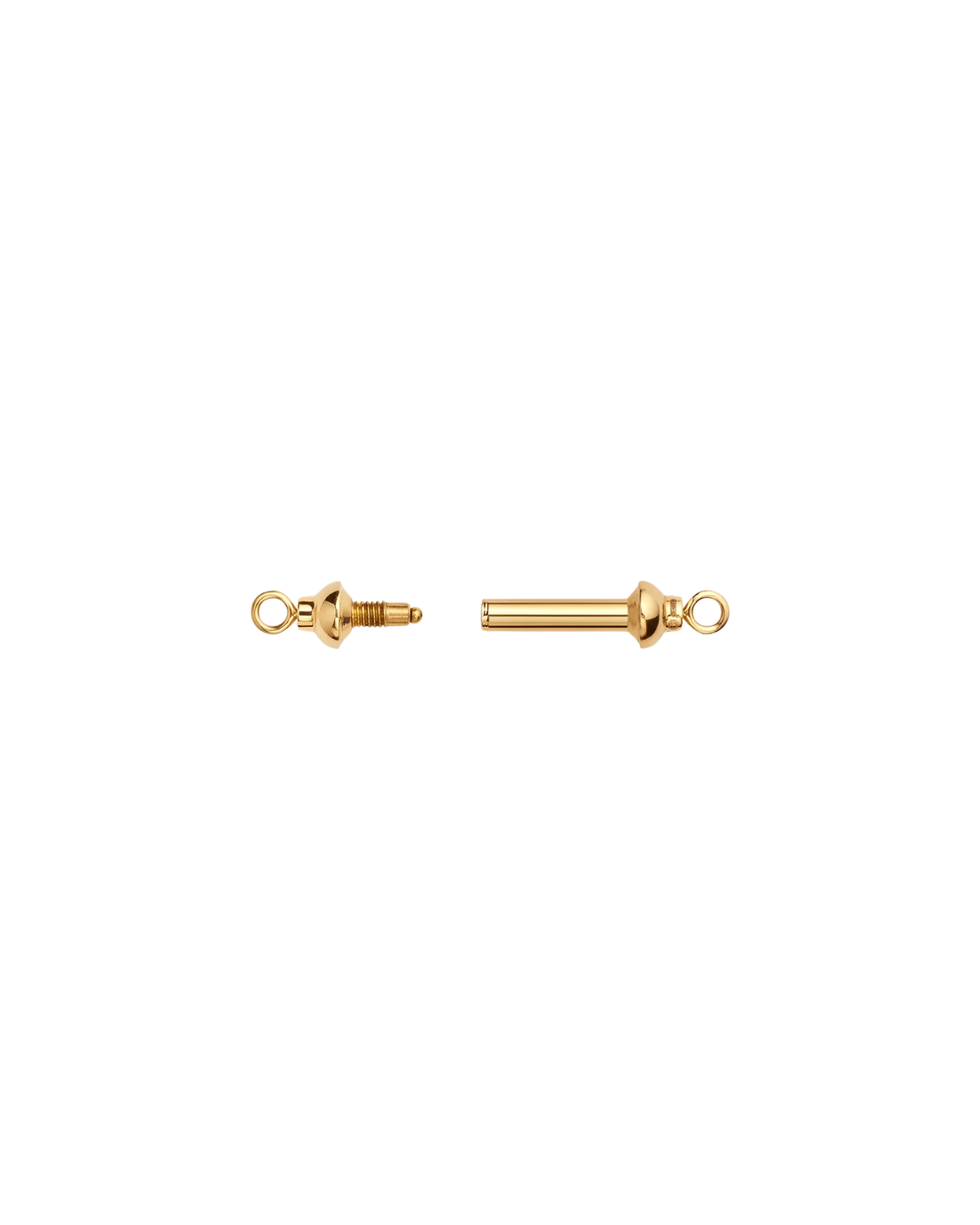 MARIE LICHTENBERG | Gold candy cane pendant