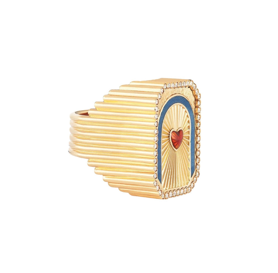 MARIE LICHTENBERG | Heart Mini Scap ring