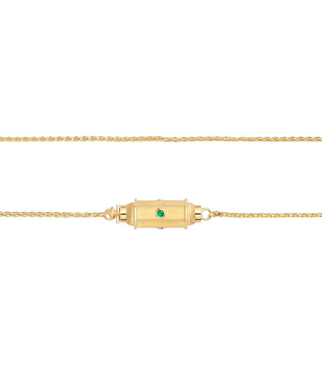 MARIE LICHTENBERG | Micro coco emerald necklace