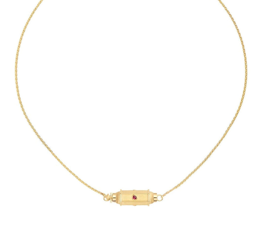 MARIE LICHTENBERG | Micro coco ruby necklace