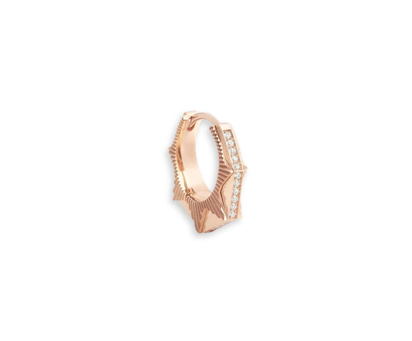 MARIE LICHTENBERG | Diamond Rose Gold NYC Earrings
