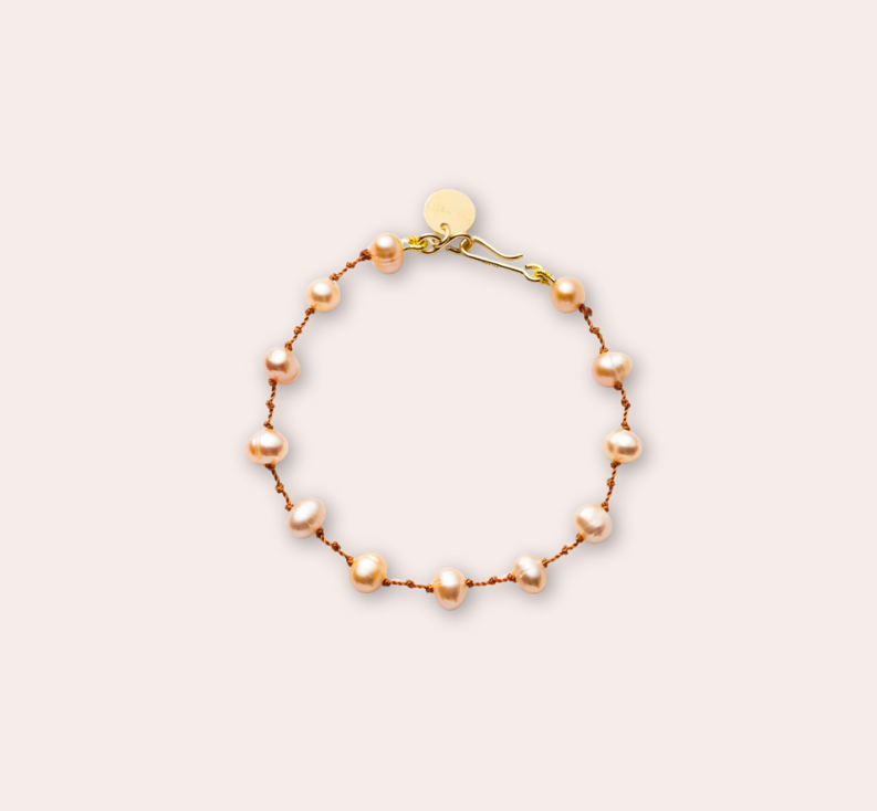 IVARENE | Bird bracelet with pearls