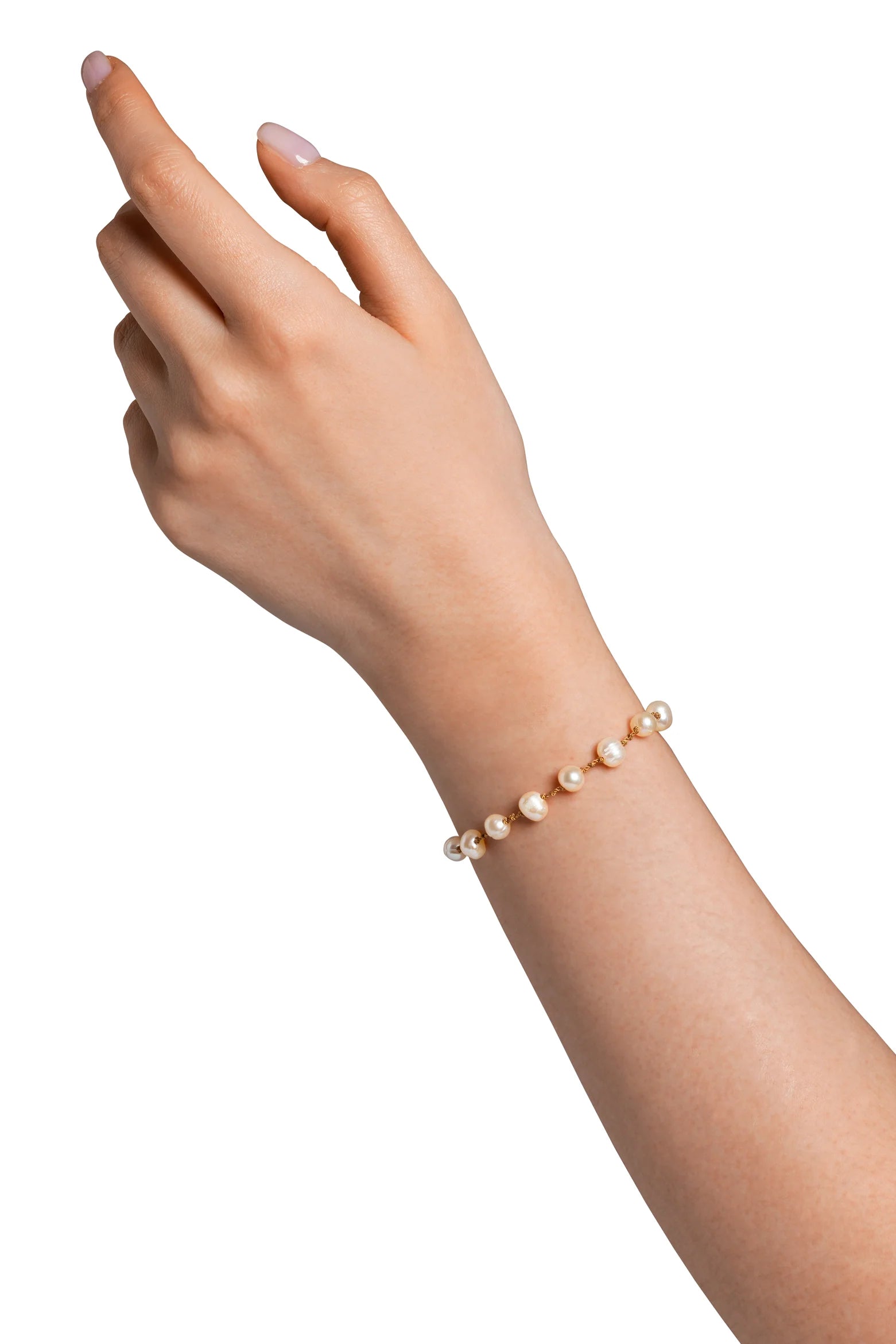 IVARENE | Bird bracelet with pearls