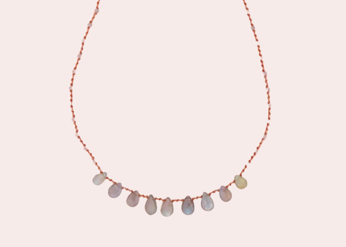 IVARENE | 9 gouttes Necklace with Labradorite