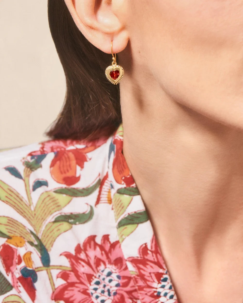 TITYARAVY | Gini garnet earrings