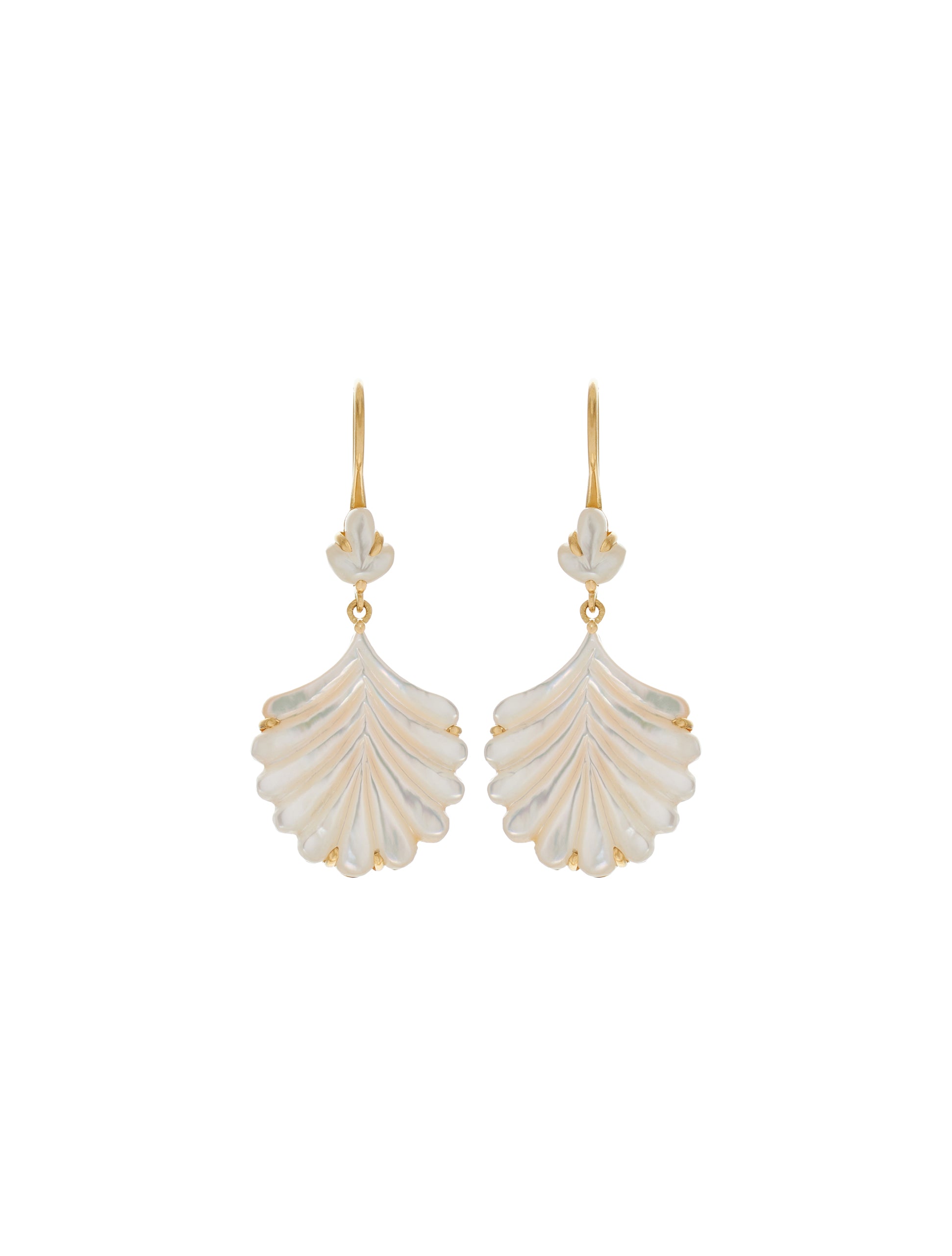 MAGGOOSH | TULSI HOOK MOTHER OF PEARL EARRINGS