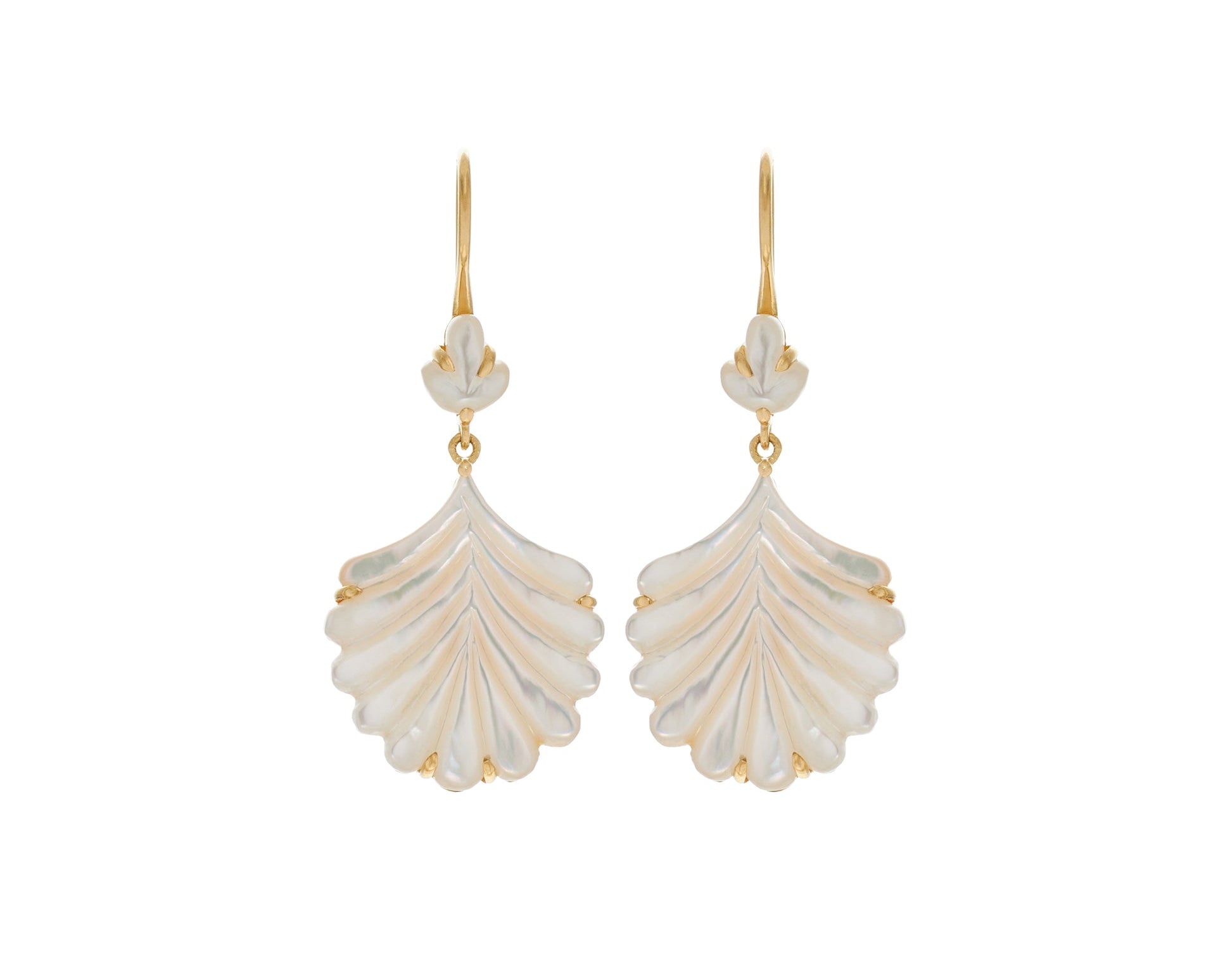 MAGGOOSH | TULSI HOOK MOTHER OF PEARL EARRINGS