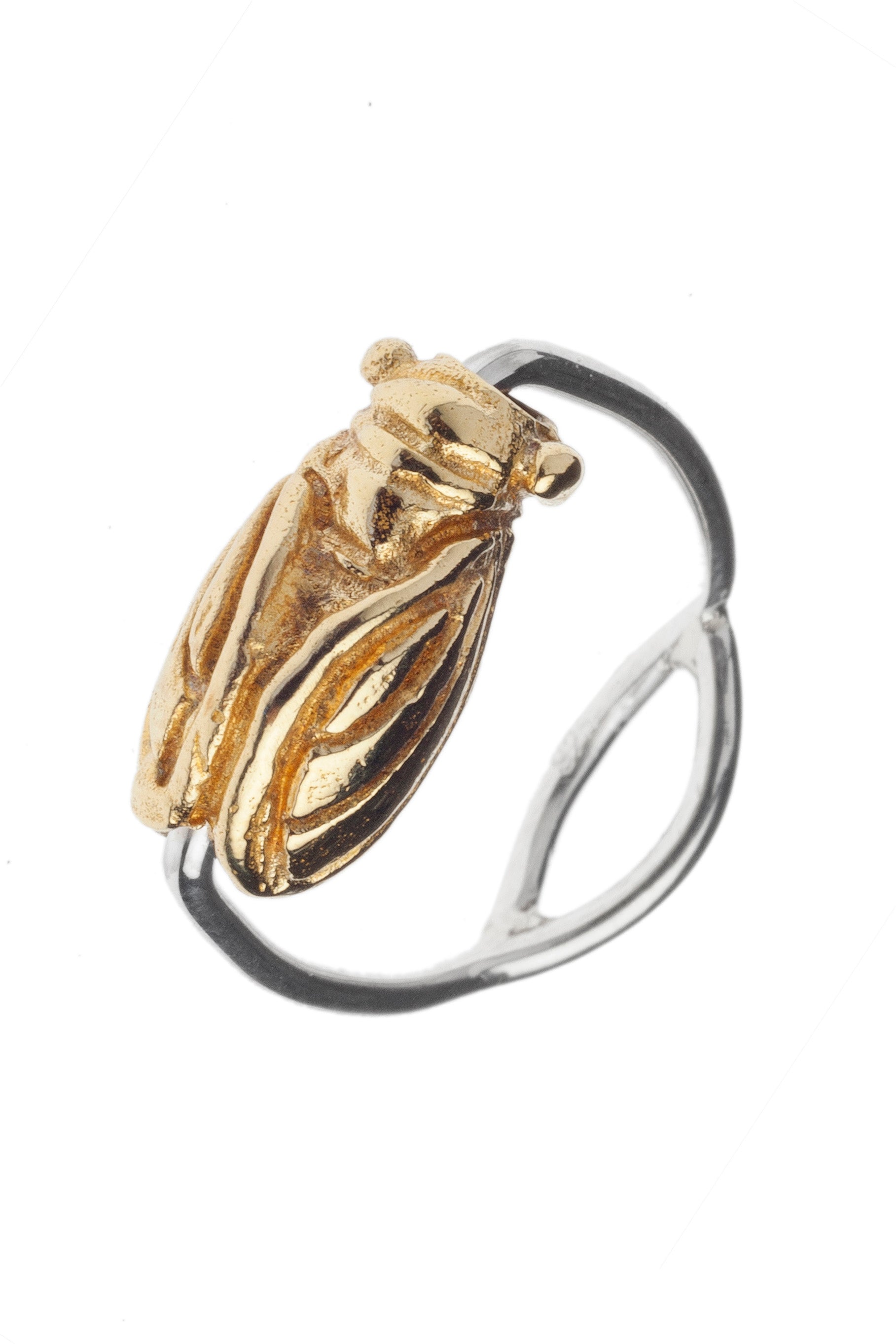 DOLLY BOUCOYANNIS | Silver Cicada Ring