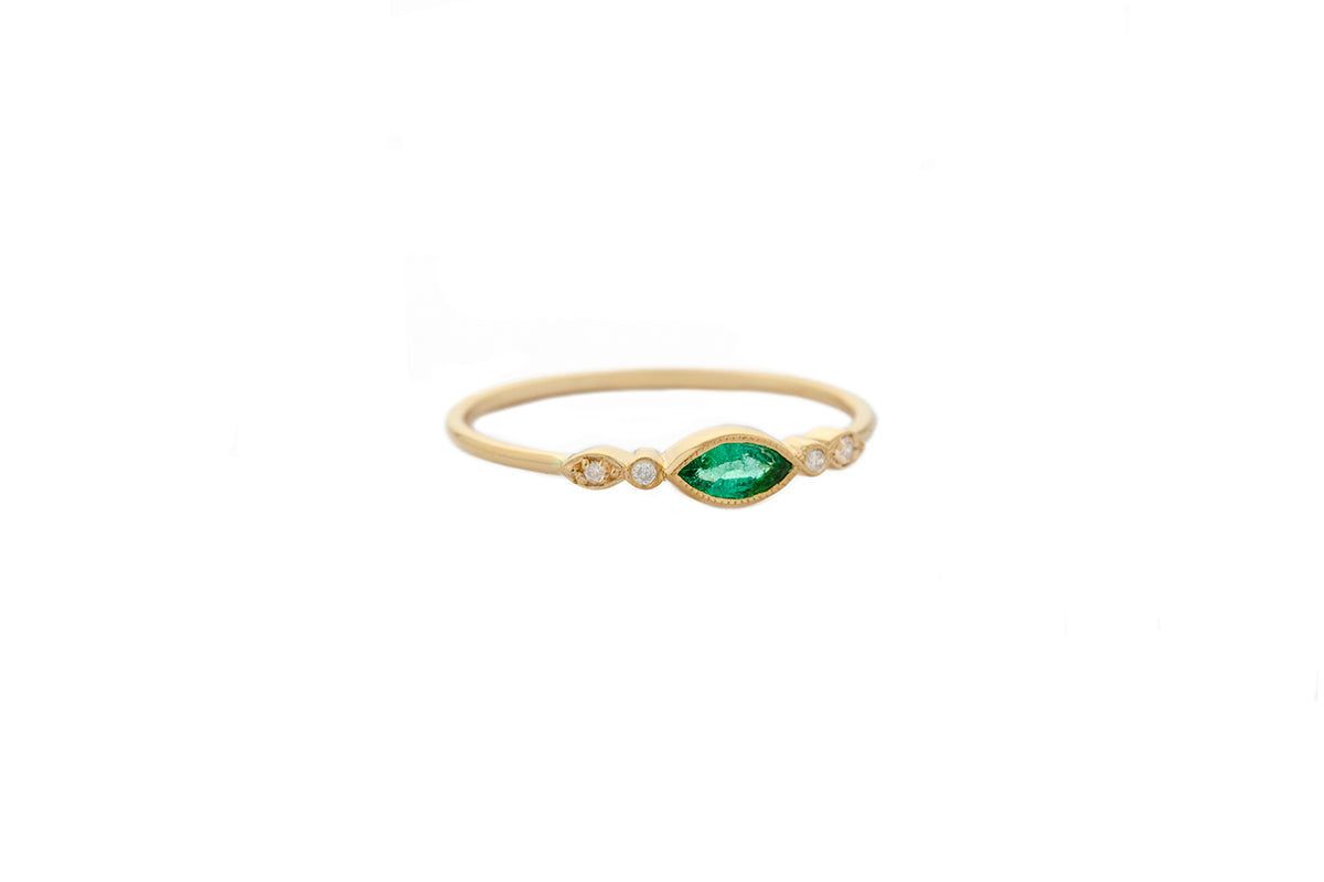 CELINE DAOUST | Marquise emerald ring