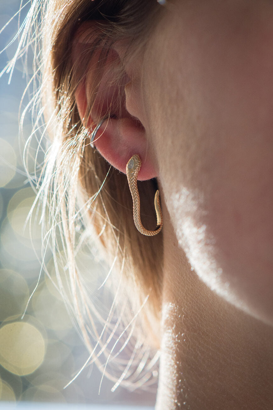 CELINE DAOUST | Cobra earrings