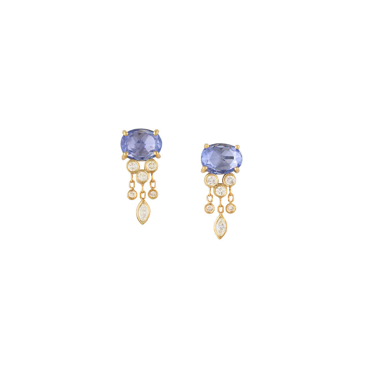 CELINE DAOUST | Jellyfish earrings | sapphires