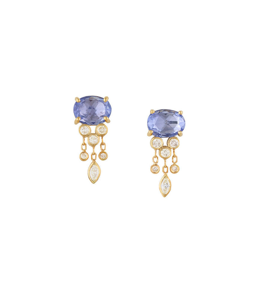 CELINE DAOUST | Jellyfish earrings | sapphires