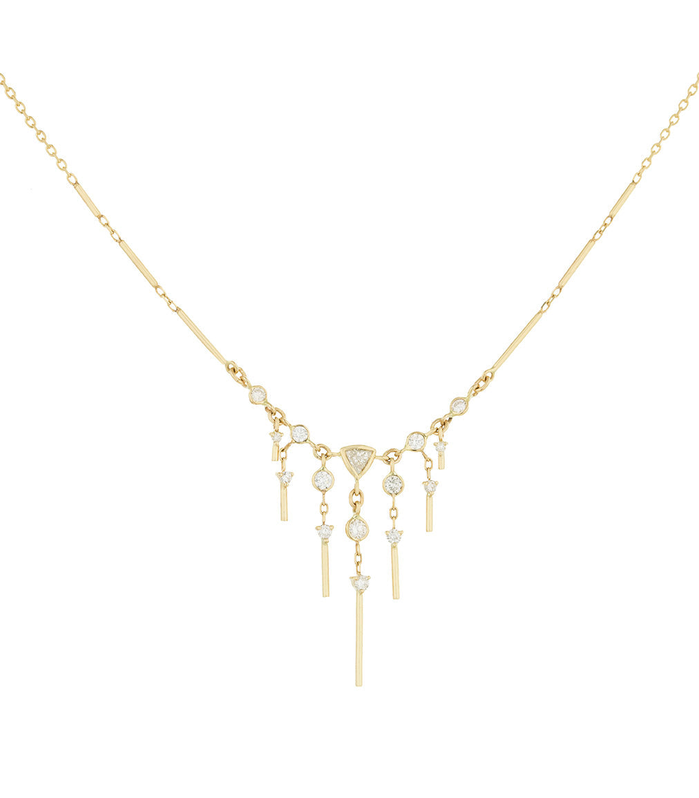 CELINE DAOUST | Dream maker necklace with a triangle diamond