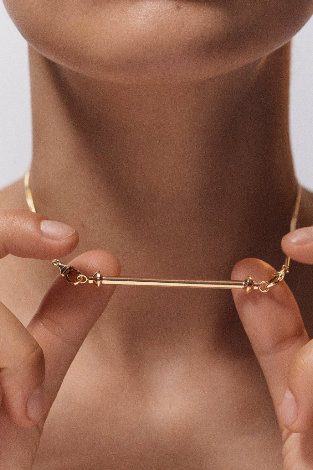 MARIE LICHTENBERG | Gold candy cane pendant