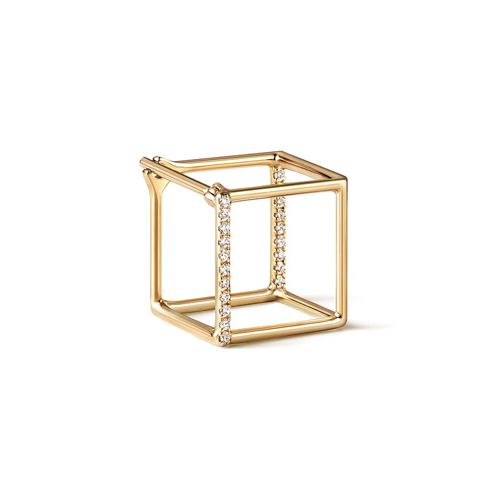 SHIHARA | Diamond Square Earring 10 (01)