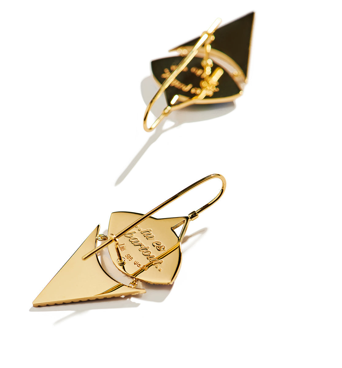 LITO | Osiris Grand Vert pair of diamond earrings