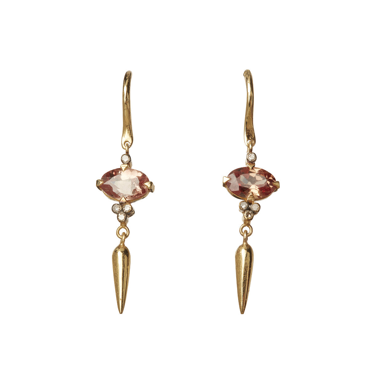 5 OCTOBRE | Finn garnet earrings