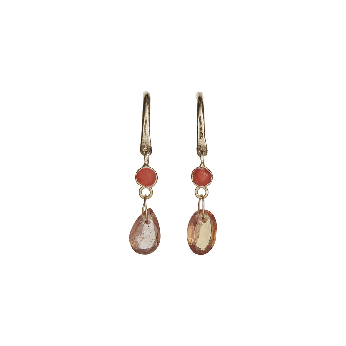 5 OCTOBRE | Jolie coral earrings