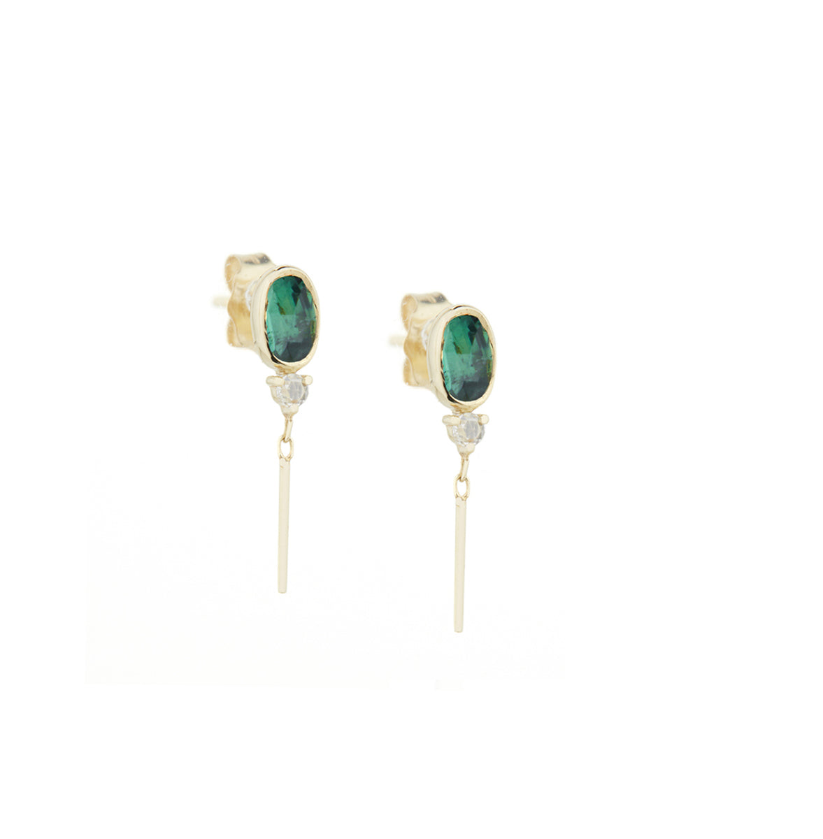 CELINE DAOUST | One of a Kind Tourmaline Earrings