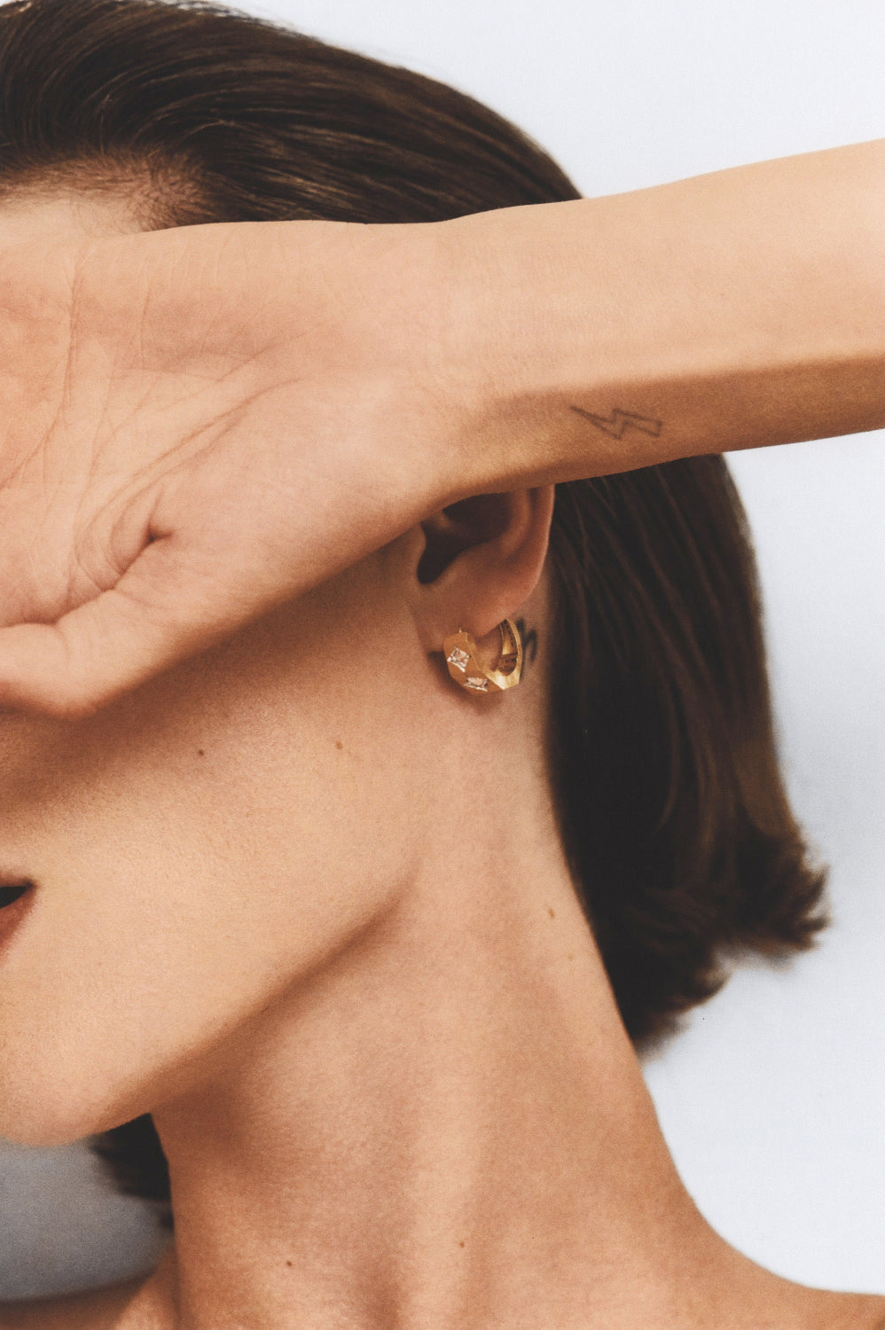 MARIE LICHTENBERG | Ecrou Earring Diamonds