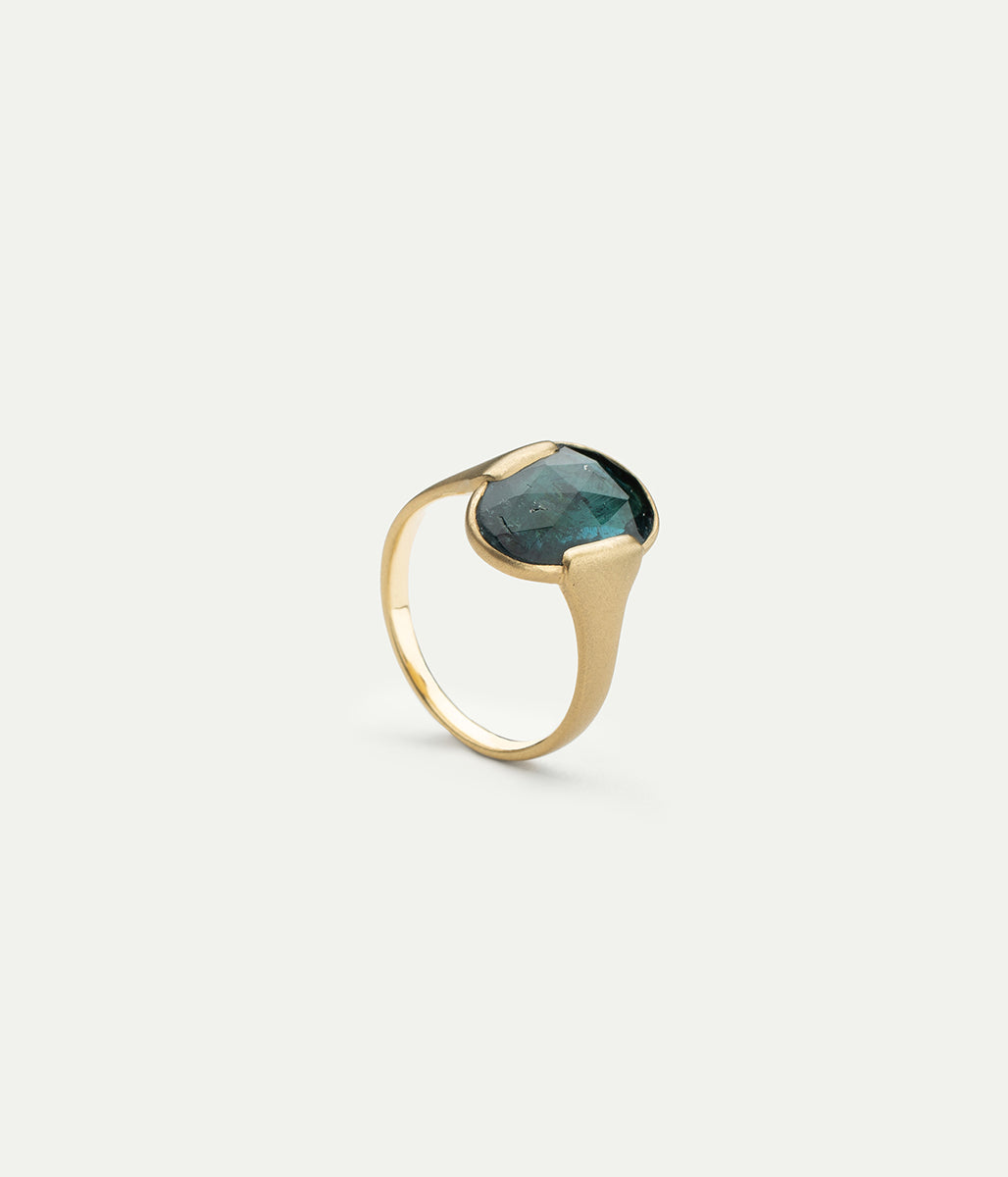 WE BY WHITEBIRD | Grace pinky ring | One of a kind tourmaline