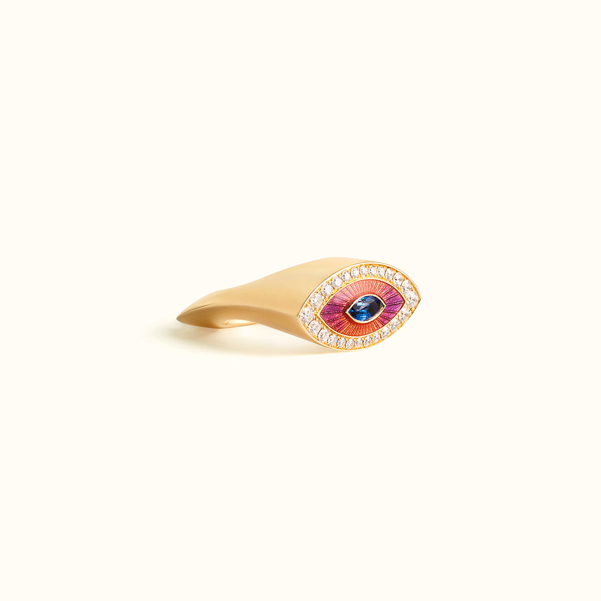 MARIE LICHTENBERG | Evil Eye Purple ring