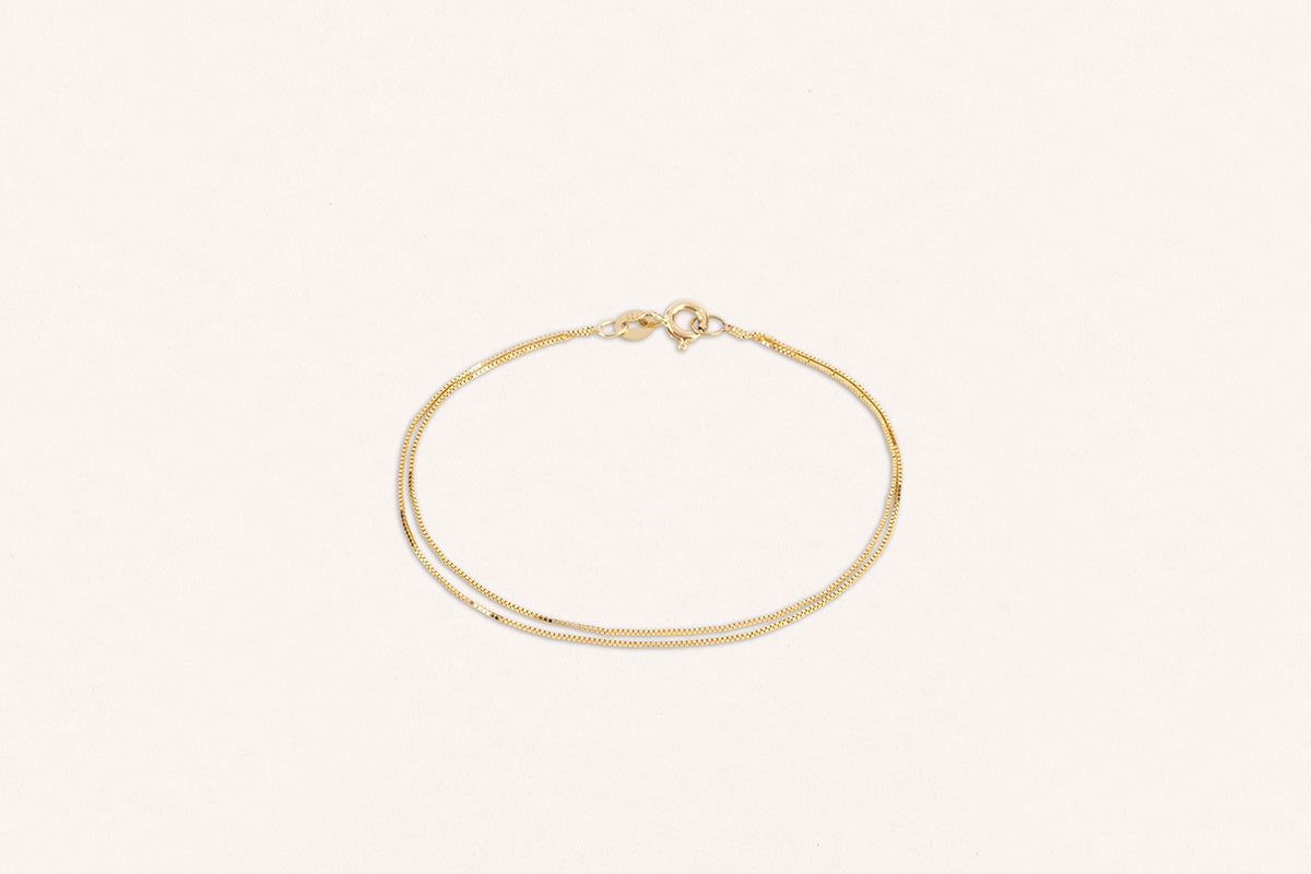 AVALON | Bracelet with double chain