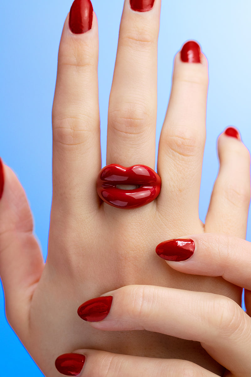 HOTLIPS BY SOLANGE | Classic Red Hotlips ring