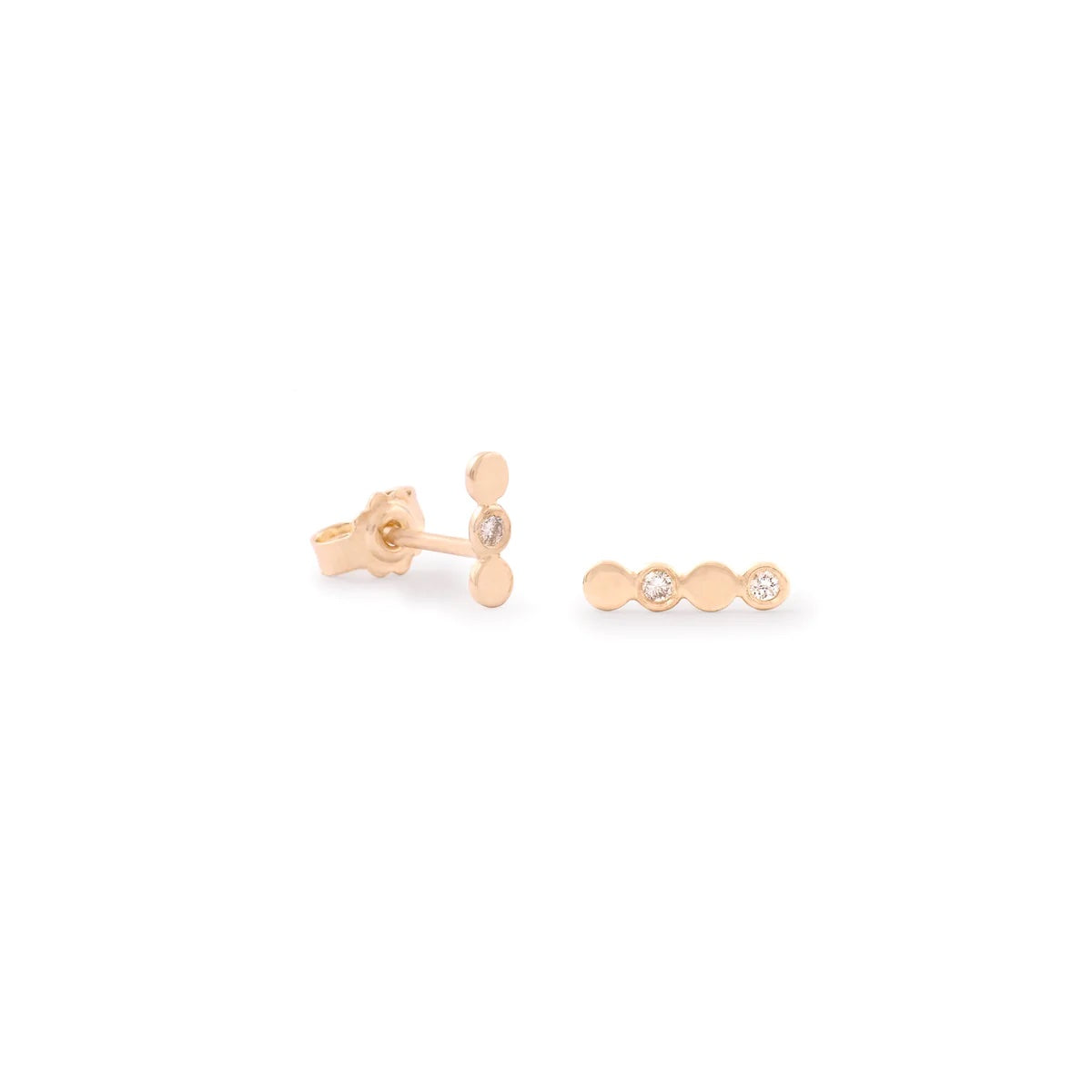 EIKOSIDYO | Drops stud earrings