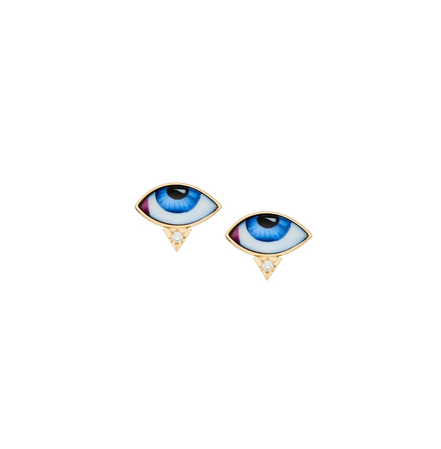 LITO | Petit Bleu diamond earrings