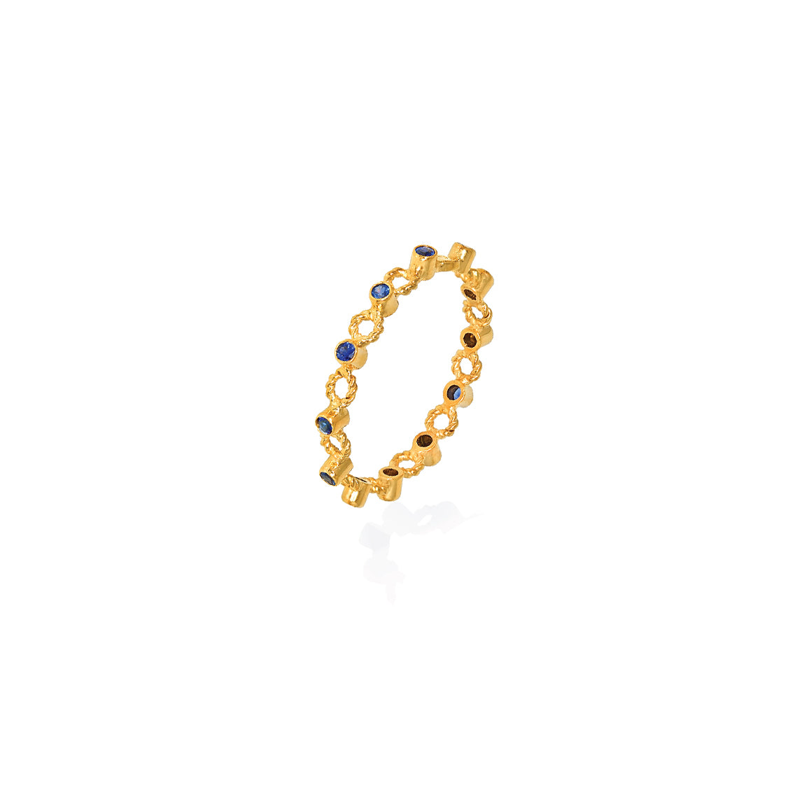 CHRISTINA SOUBLI | Eternity ring with sapphires