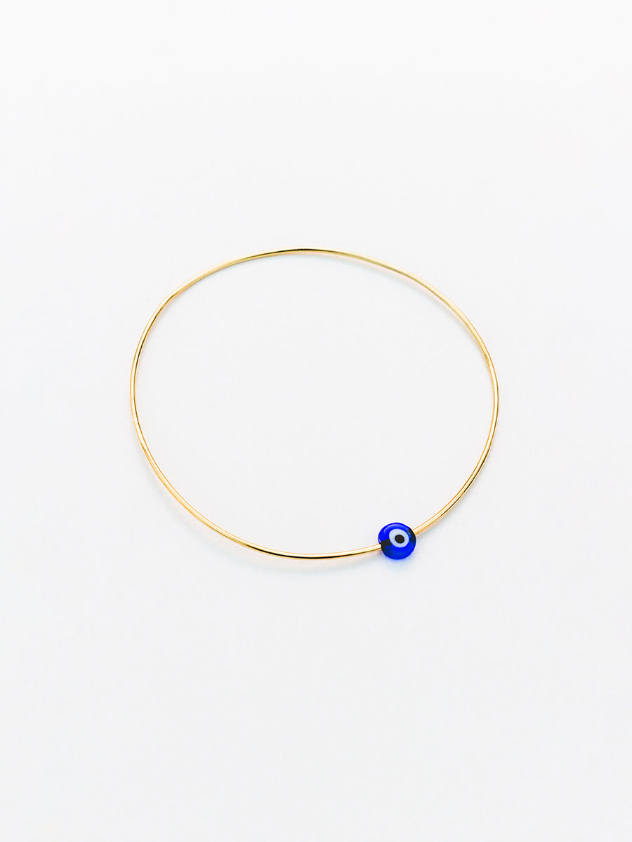 THE EYE RING | Gold Eye Bangle