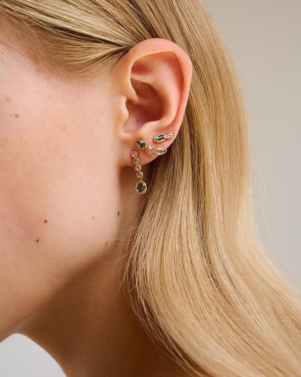 MYRTO ANASTASOPOULOU | Moonflower single stud earring