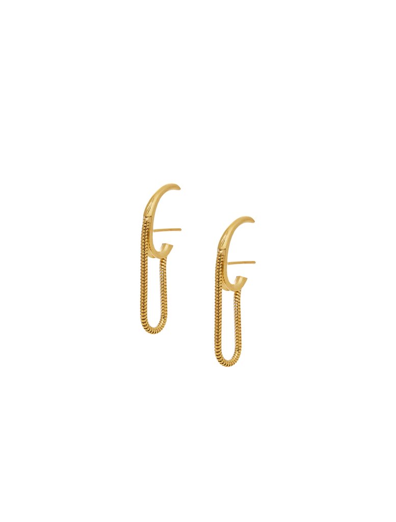 MAGGOOSH | Twinkler lobe hoops large