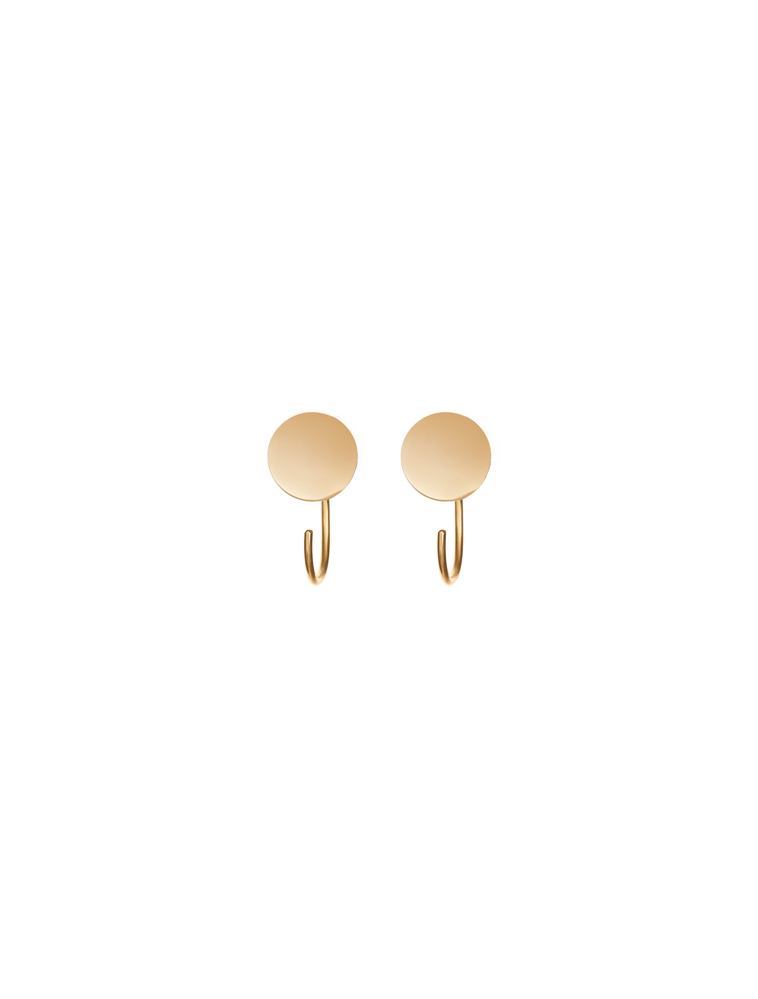 IOANNA LIBERTA | Gold Disk earring large