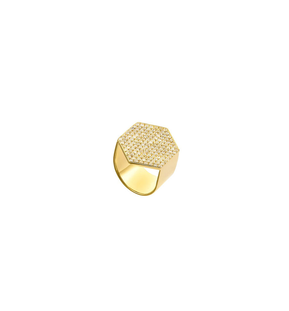 LITO | Hexagon diamond ring