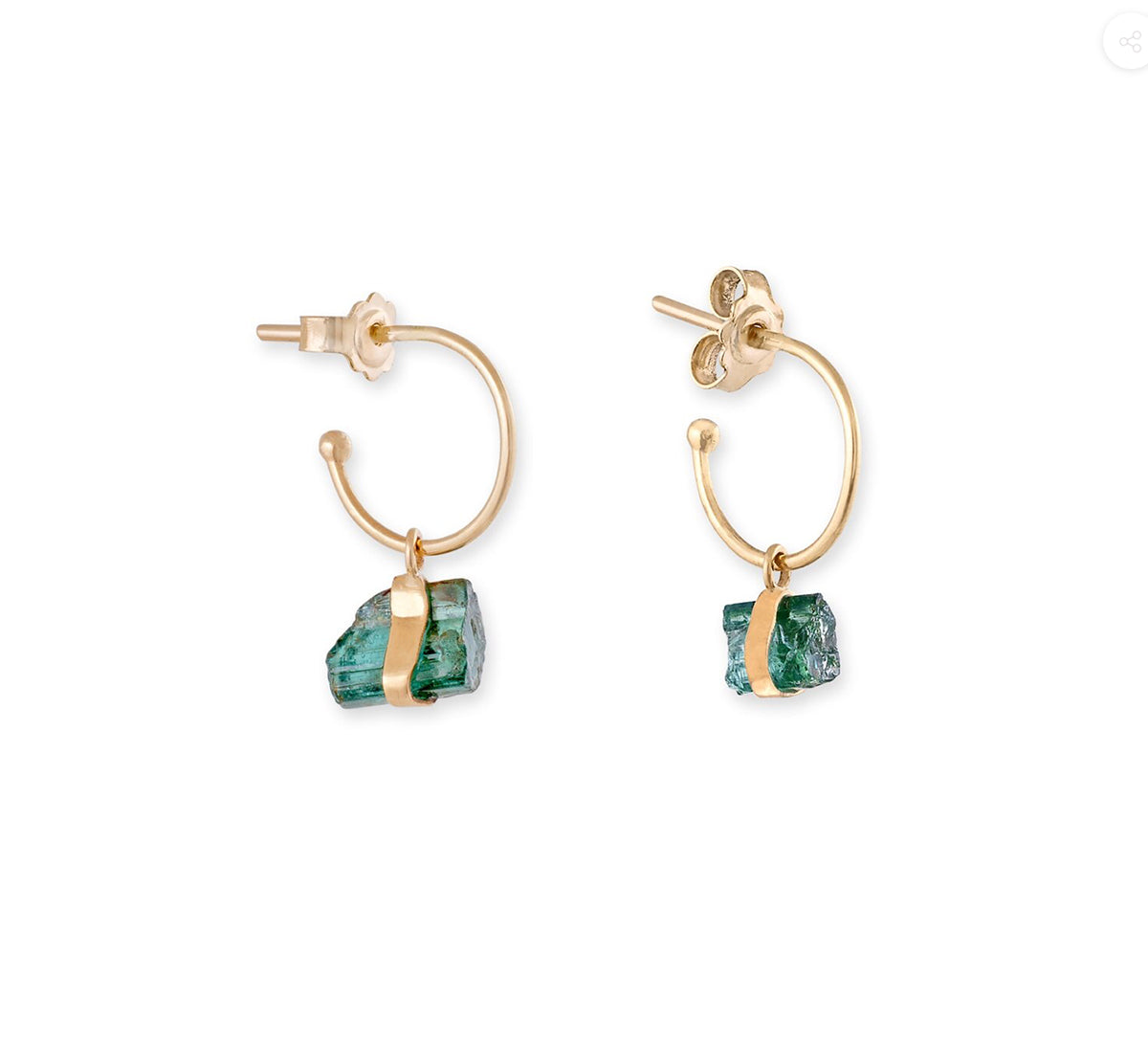 EIKOSIDYO | Rainbow earrings green