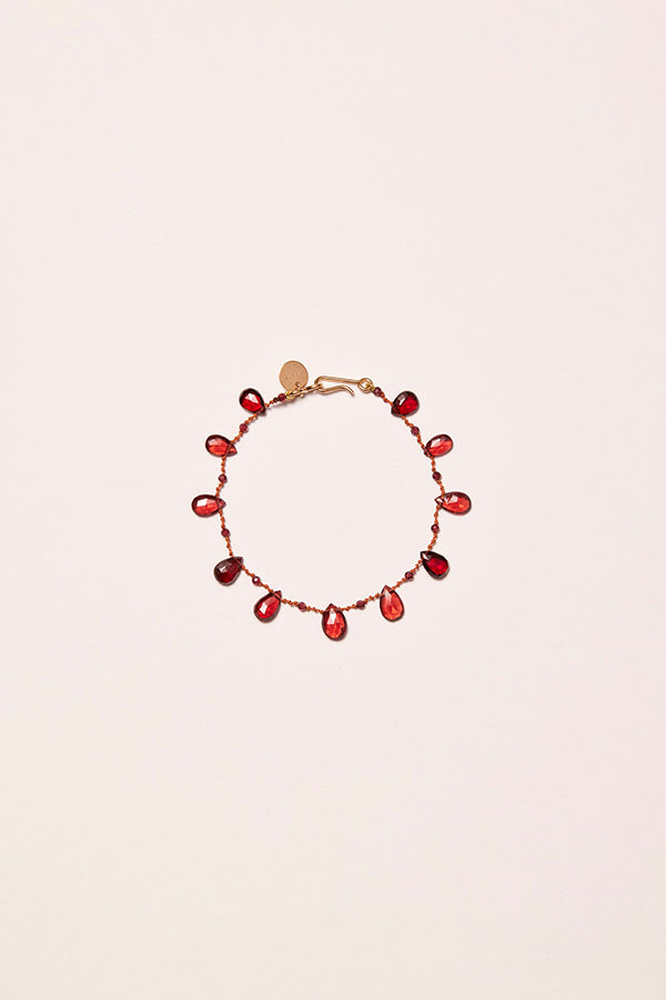 IVARENE | Elston bracelet with garnets