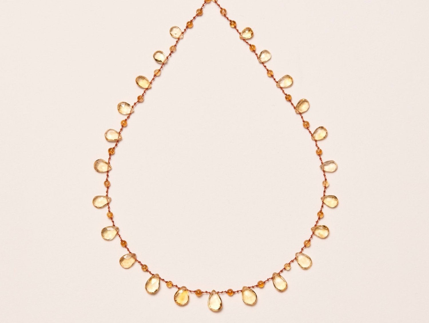 IVARENE | Mill necklace with citrines