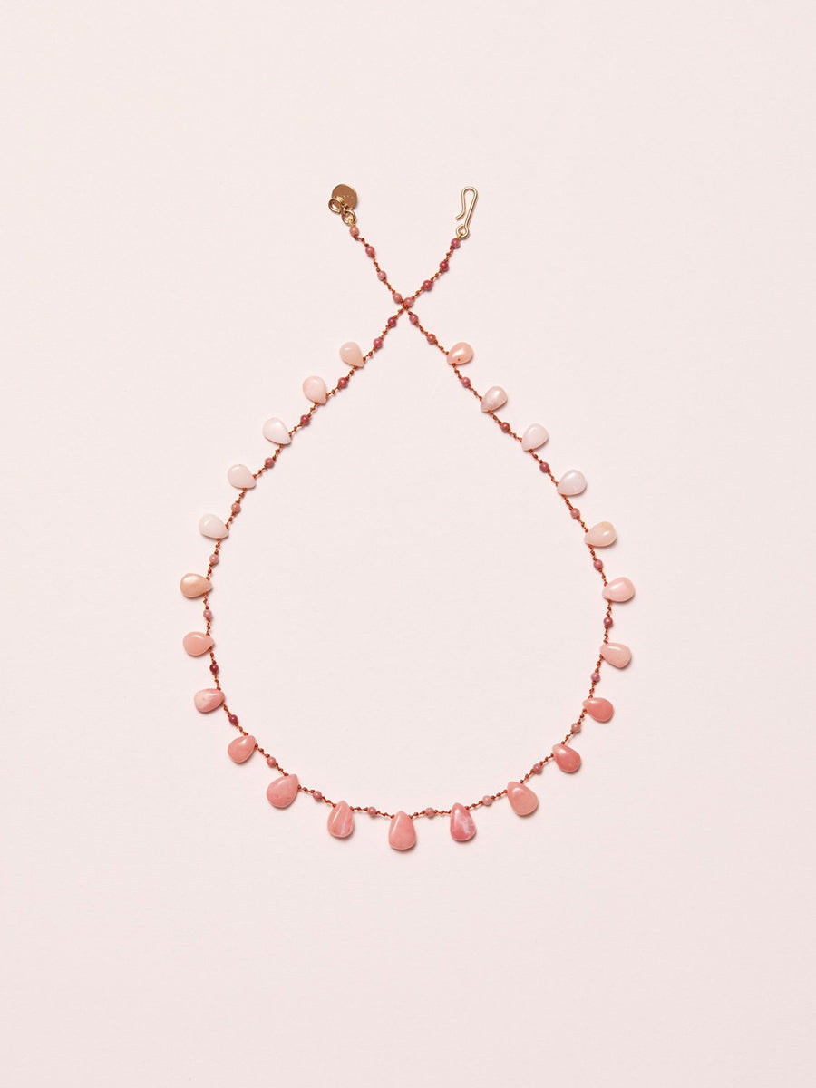 IVARENE | Rosemead necklace with rose opals