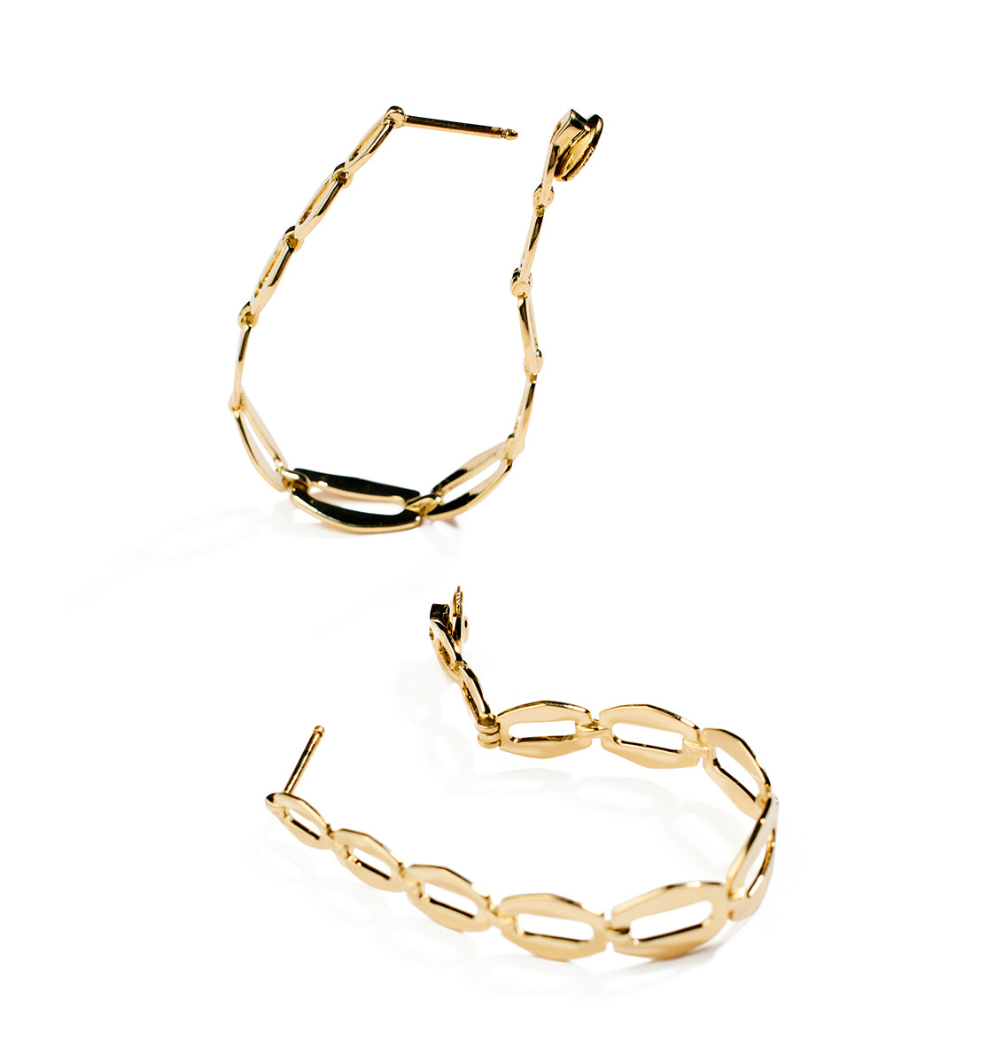 LITO | Medium oval chain hoops