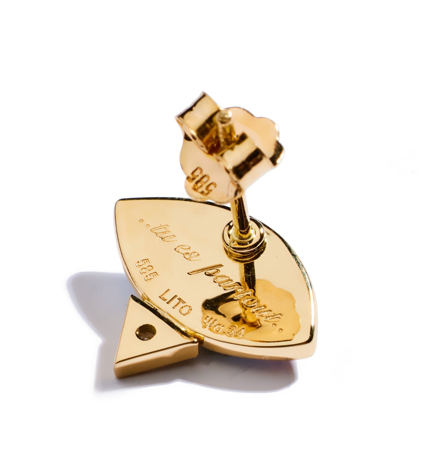 LITO | Petit Bleu diamond earrings