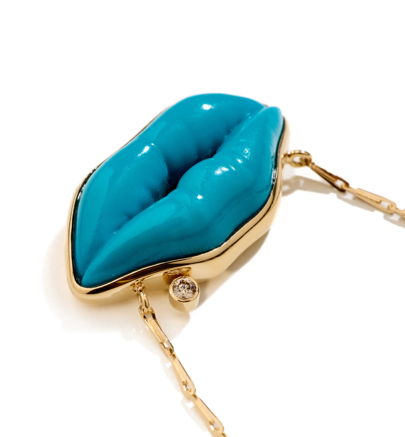 LITO | "True blue baby I love you" small necklace